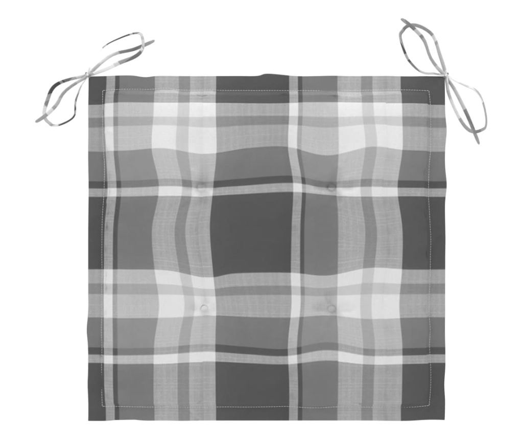 Сгъваеми градински столове, 2 бр., с възглавници, бамбук - 9