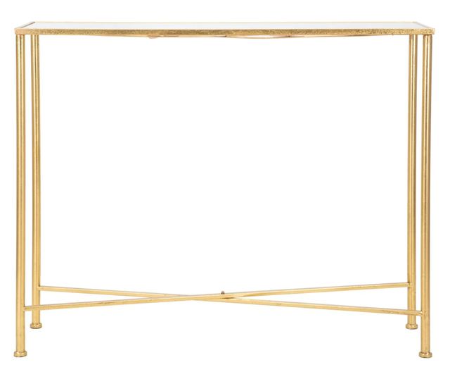 Конзолна маса пеперуди стъкло см 100x35x80