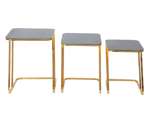 Комплект от 3 прости маси 44x50,5x55,5-39x49x51-34x47x45 cm