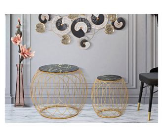 Комплект 2 масички за кафе GLAM
