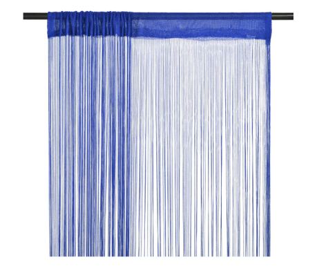 Končane Zavjese 2 kom 140x250 cm Plave
