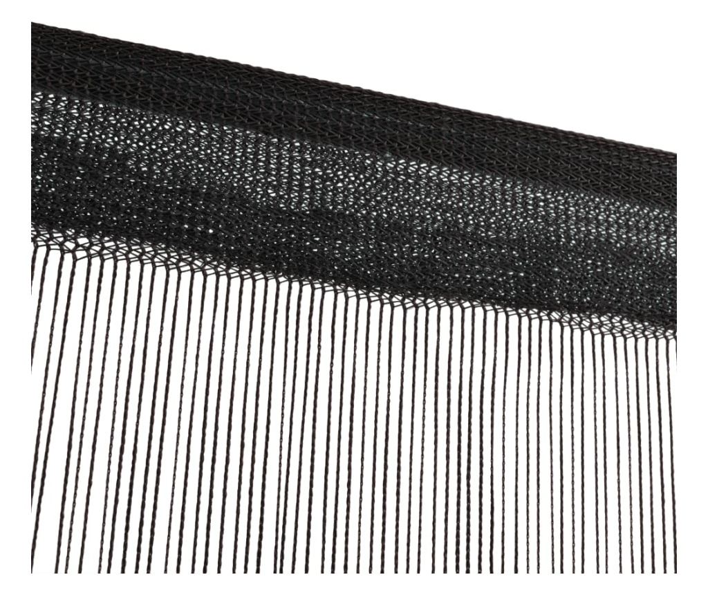 Končane Zavjese 2 kom 140x250 cm Crne - 5