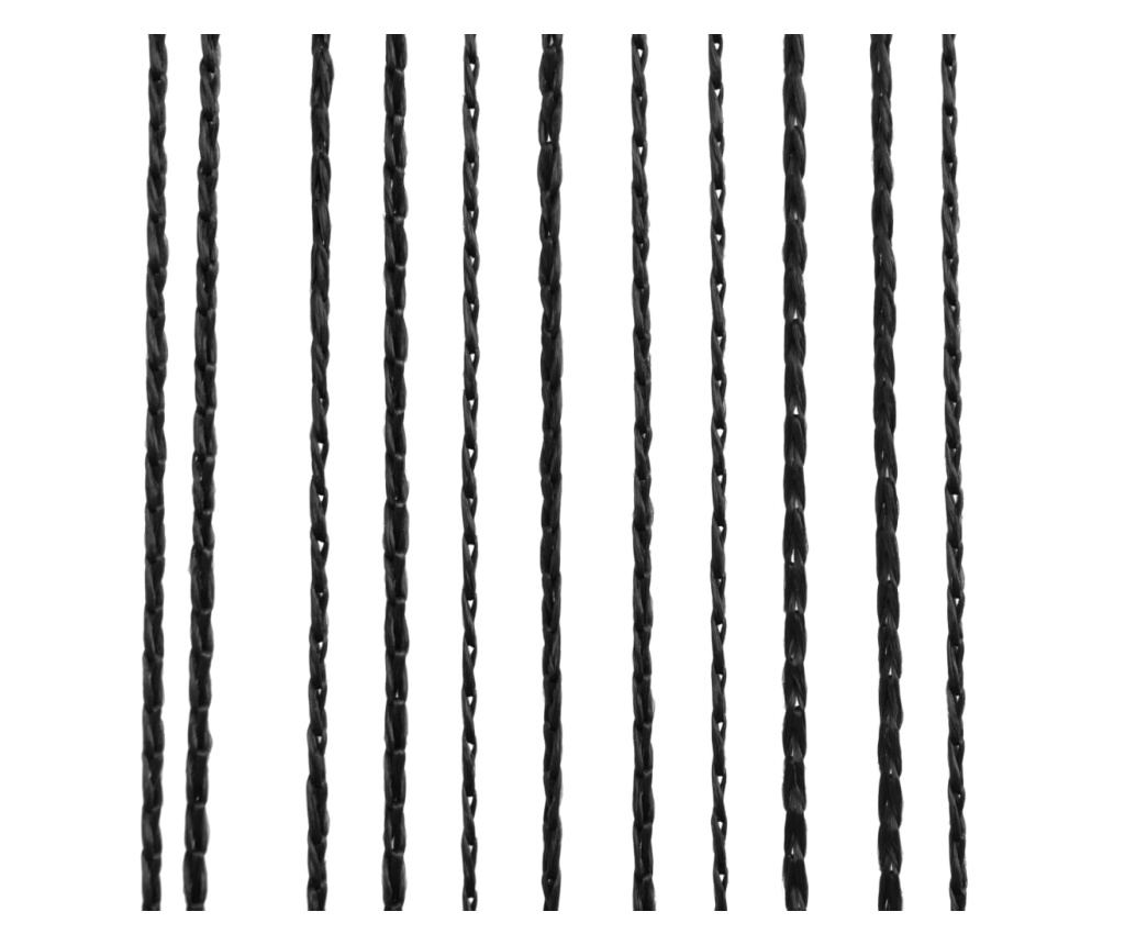 Končane Zavjese 2 kom 140x250 cm Crne - 7