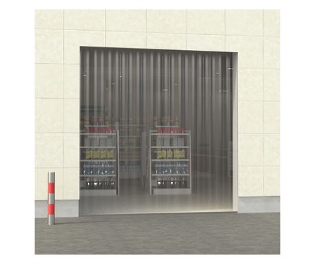 Rolka firanowa z pasków, 3 mm x 300 mm, PVC, 25 m
