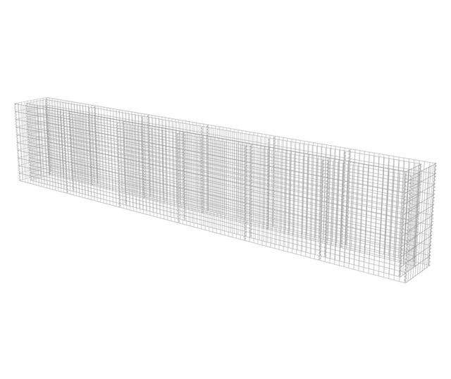 Συρματοκιβώτιο-Γλάστρα Υπερυψωμένη 540x50x100 εκ. Γαλβ. Χάλυβας