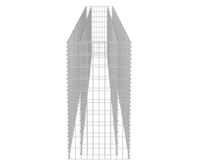 Συρματοκιβώτιο-Γλάστρα Υπερυψωμένη 540x50x100 εκ. Γαλβ. Χάλυβας
