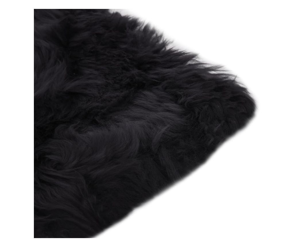 Jastučići za stolice 2 kom tamnosmeđi 40x40 cm prava ovčja koža - 5