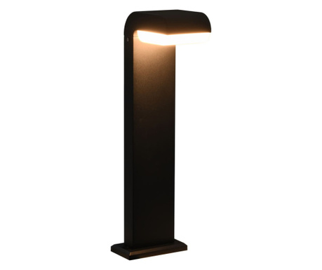 Lampa LED pentru exterior, negru, 9 W, oval