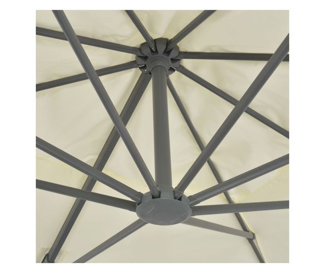 Външен чадър с преносима основа, пясък