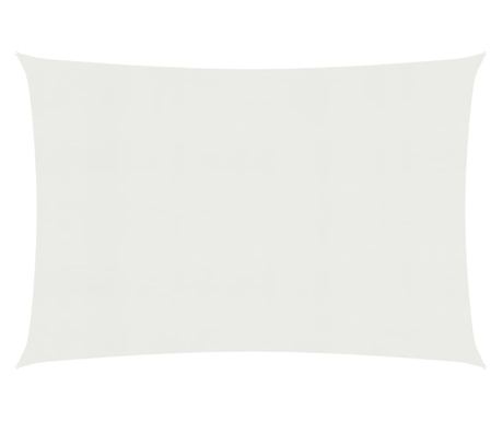 Senčno jadro 160 g/m² belo 2,5x4 m HDPE 