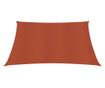 Jedro za zaštitu od sunca 160 g/m² terakota 2 x 2 m HDPE