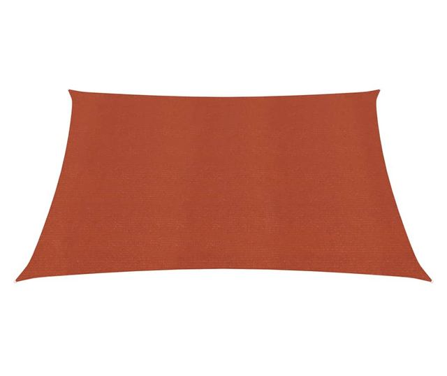 Jedro za zaštitu od sunca 160 g/m² terakota 2 x 2 m HDPE