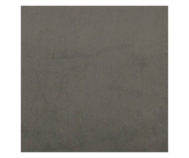 Okretne kuhinjske stolice, 2 kom, tamnosive, baršunaste