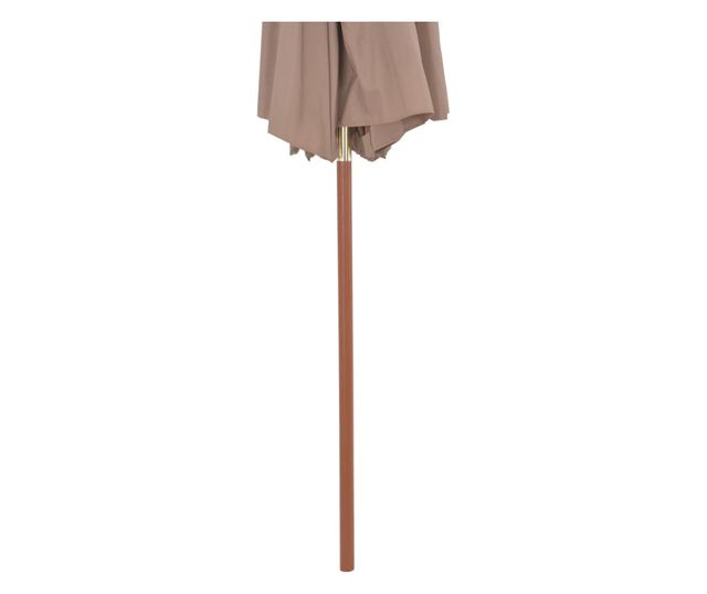 Naperny dupla, faoszlop, 270 cm, szrksbarna