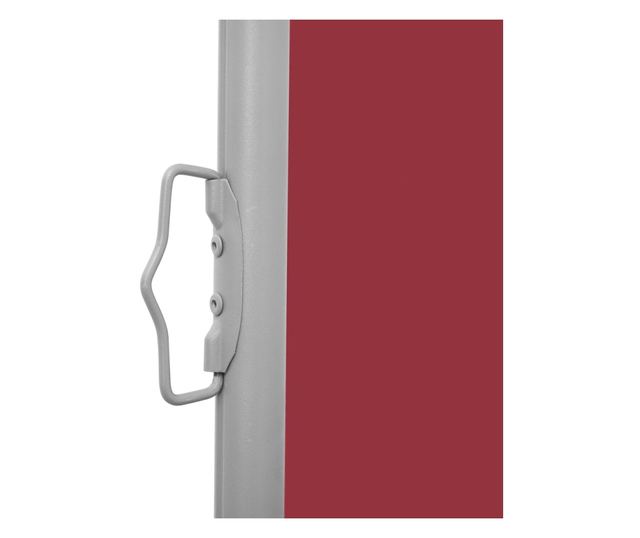 Πτυσσόμενο πλαϊνό σκίαστρο, Κόκκινο, 140 x 600 εκ.