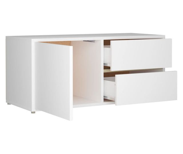 TV ormarić bijeli 80 x 34 x 36 cm od iverice