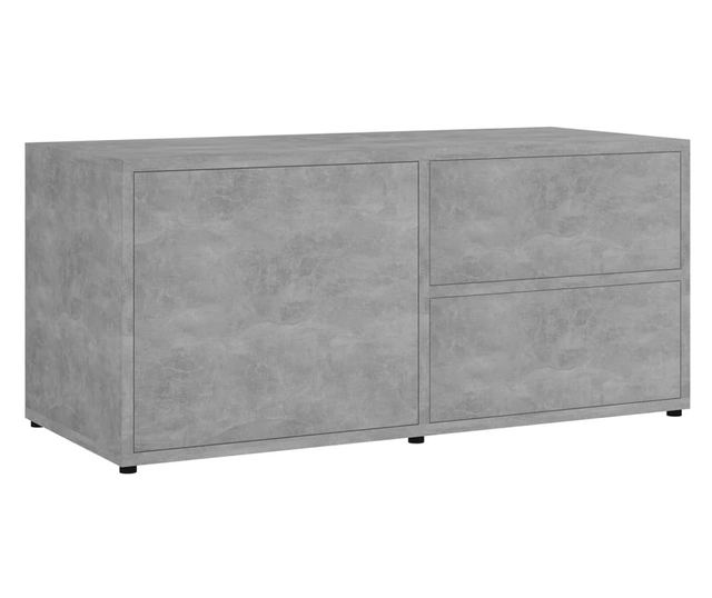 TV ormarić siva boja betona 80 x 34 x 36 cm od iverice