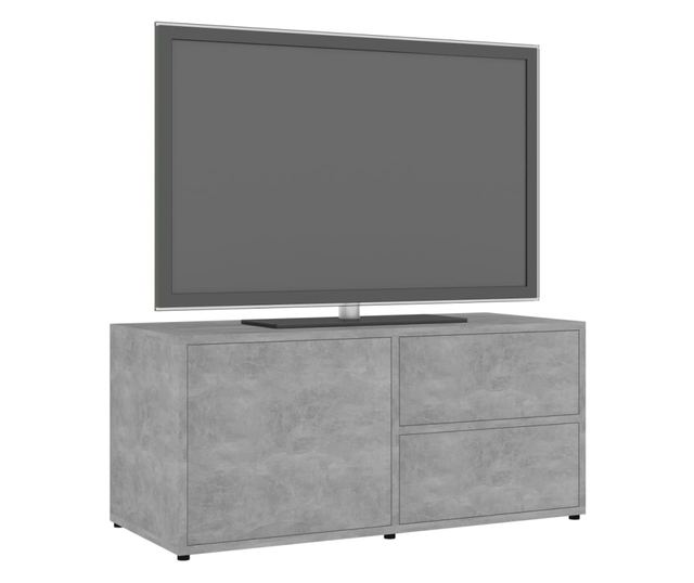TV ormarić siva boja betona 80 x 34 x 36 cm od iverice