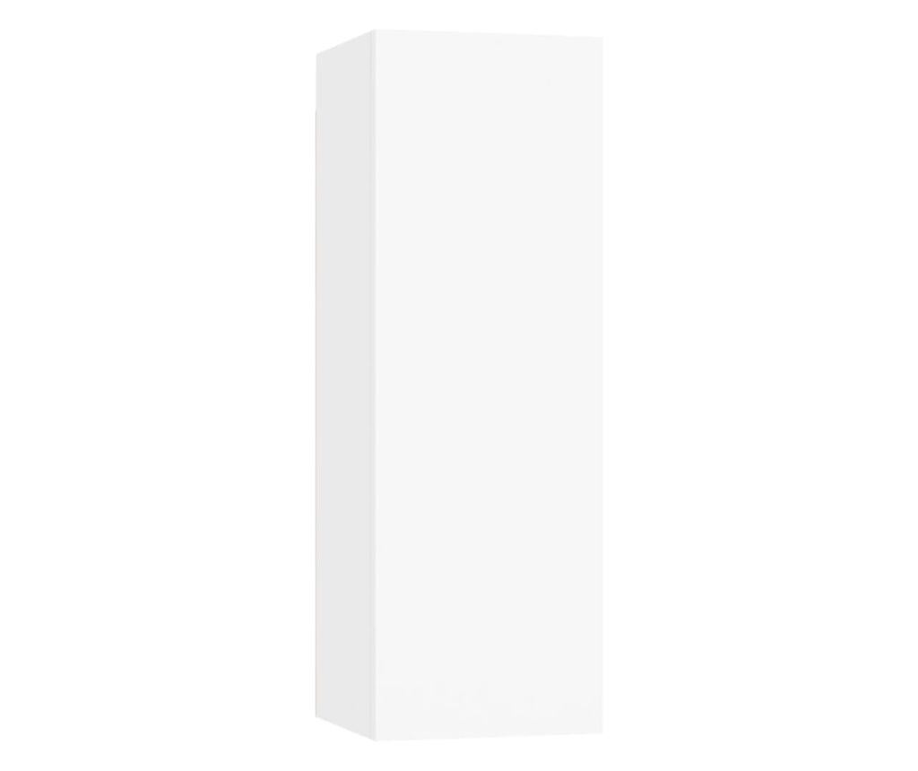 TV komode, 2 kom., bijela, 30,5x30x90 cm, iverica - 3