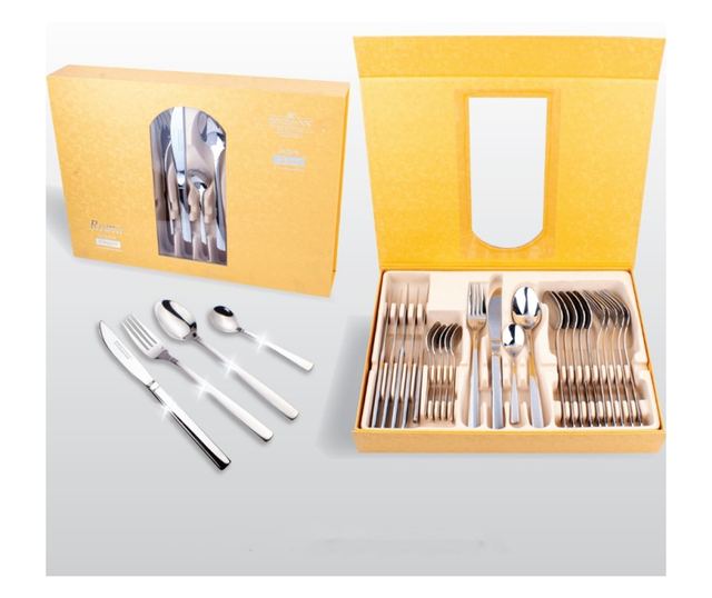 Set tacamuri Bohmann BH BP 24, Otel inoxidabil, 24 buc., Otel inoxidabil