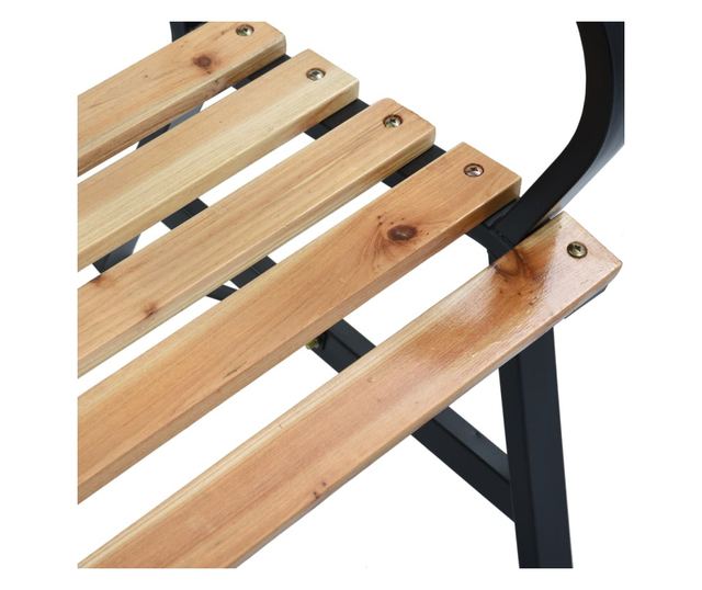 Vrtna klupa 120 cm drvena