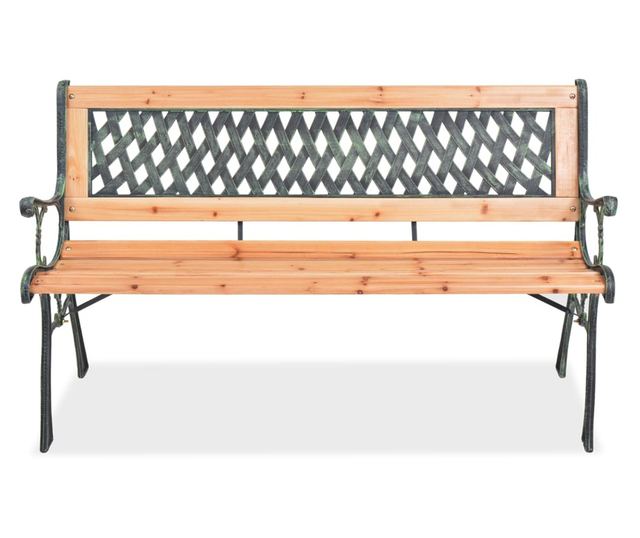 Vrtna klupa 122 cm drvena