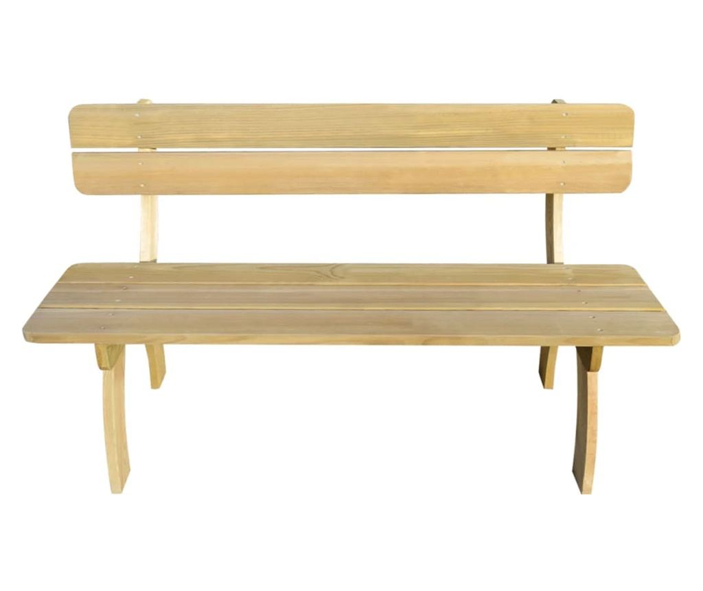 Vrtna klupa 150 cm od impregnirane borovine - 4