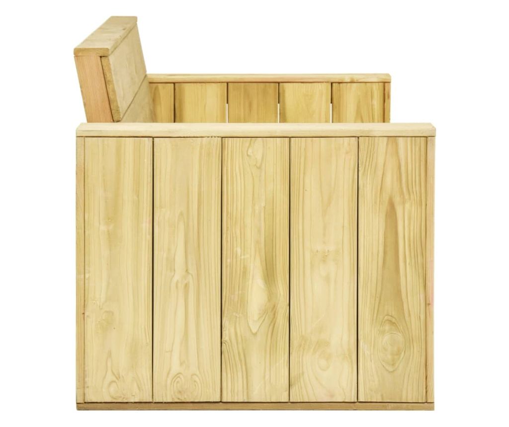 Vrtna klupa, 179 cm, tretirani bor - 3