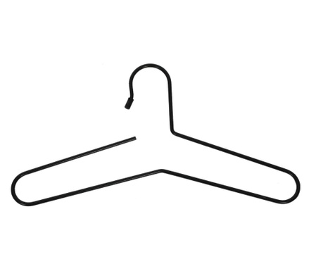 Метална закачалка за дрехи ( извита ) - сет 3 бр.  40x22