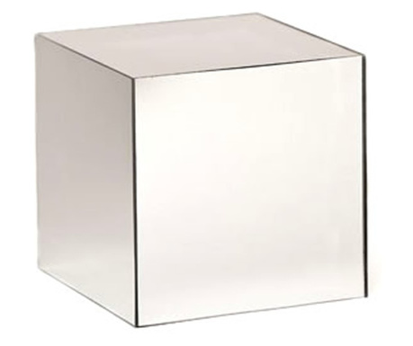 RAKI Display cub expunere bufet, finisaj oglinda, 25x25xh25cm, policarbonat