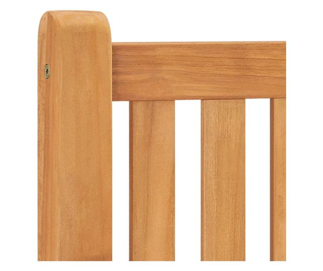 Vrtna klupa 114 cm od masivne tikovine