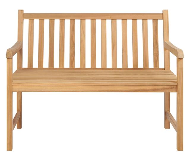 Vrtna klupa 114 cm od masivne tikovine