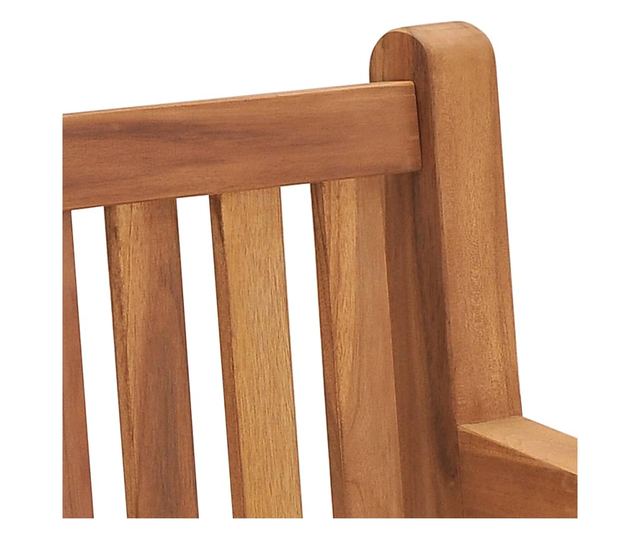 Vrtna klupa 228 cm od masivne tikovine