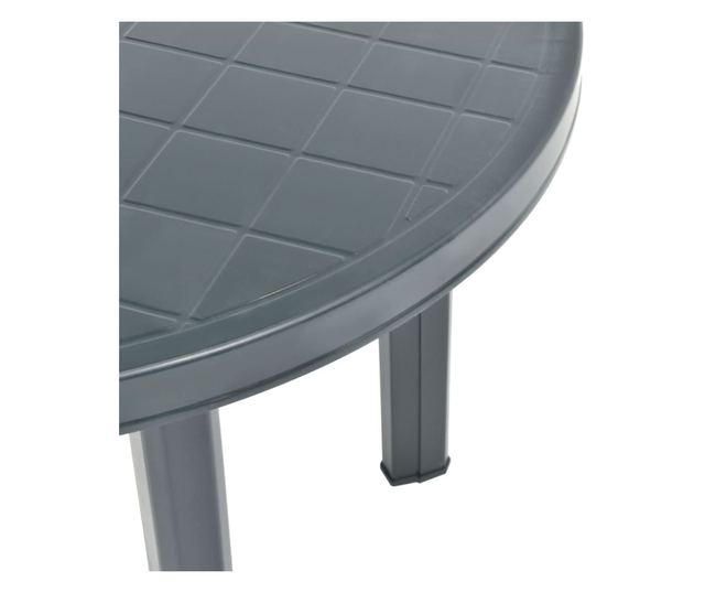 Masă de grădină, verde, 89 cm, plastic