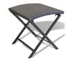Sklopivi tabure, crni, poliratan thumbnail 1