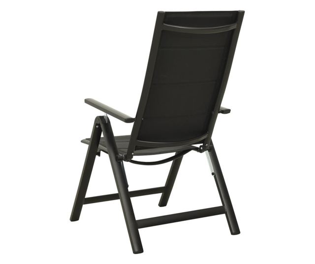 Bistro set namještaja, 3 dijela, crna i antracit