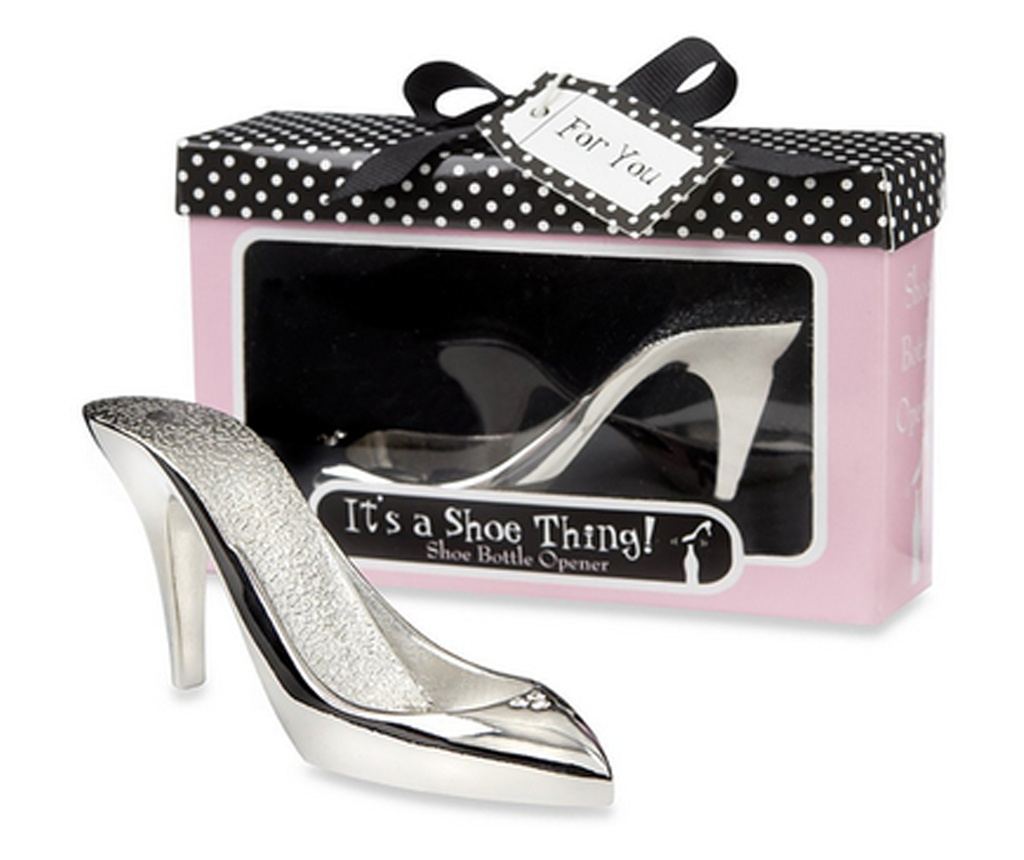 Desfacator de sticla High Heel Drink, inox,design elegant, portabil, util, usor de folosit,9 cm, Doty - 3