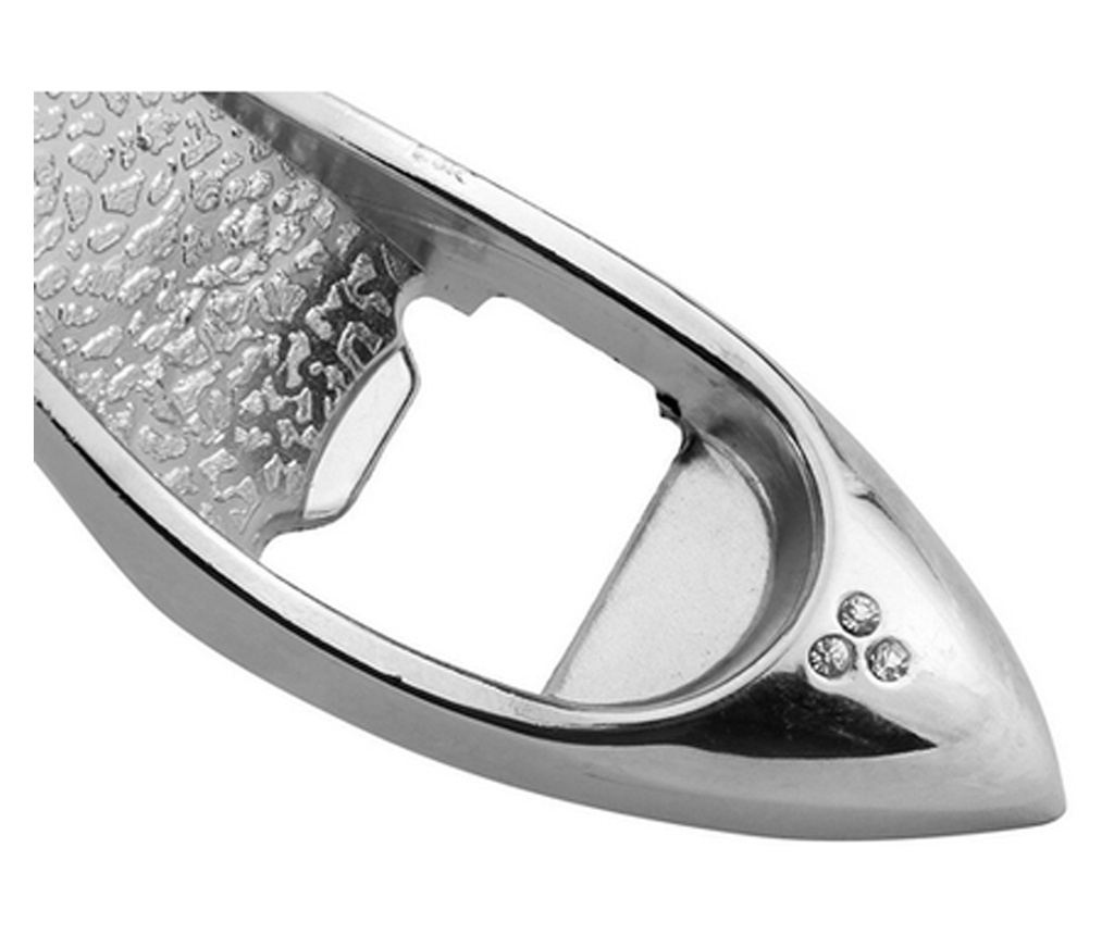 Desfacator de sticla High Heel Drink, inox,design elegant, portabil, util, usor de folosit,9 cm, Doty - 4
