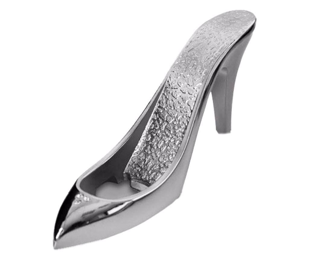 Desfacator de sticla High Heel Drink, inox,design elegant, portabil, util, usor de folosit,9 cm, Doty - 5