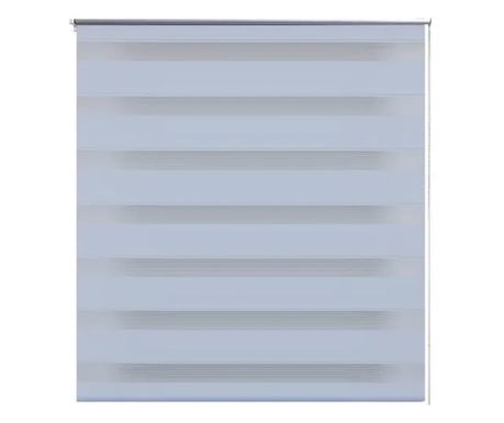 Rolo bijele zavjese sa zebrastim linijama 80 x 150 cm