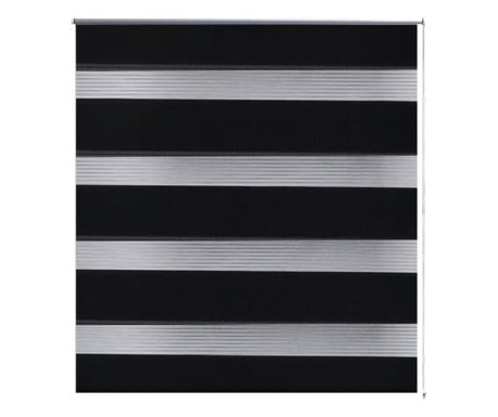 Črtasti Zebra Rolo / Senčilo velikost 90 x 150 cm Črna barva