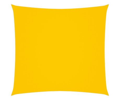 Parasolar, galben, 3,6x3,6 m, țesătură oxford, pătrat