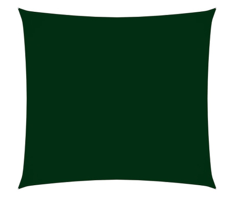 Parasolar, verde închis, 3,6x3,6 m, țesătură oxford, pătrat
