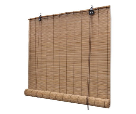 Brown Bamboo Roller Blind