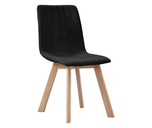 Kuhinjske stolice, 2 kom., crne, tekstilni materijal