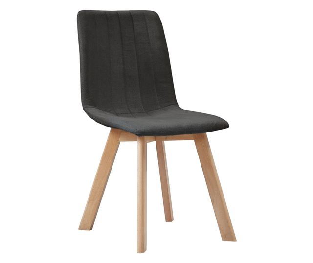 Kuhinjske stolice, 2 kom., tamno siva, tekstil