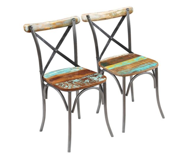 Jedilni stoli 2 kosa trden predelan les