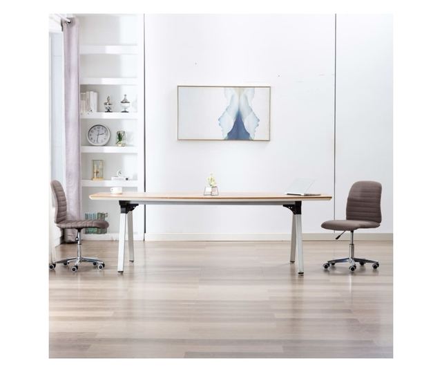 Kuhinjski stoli, 2 kosa, taupe siva, blago