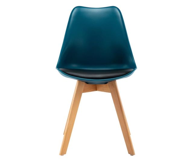 Stolice za blagovaonicu, 2 kom., tirkizna i crna, umjetna koža