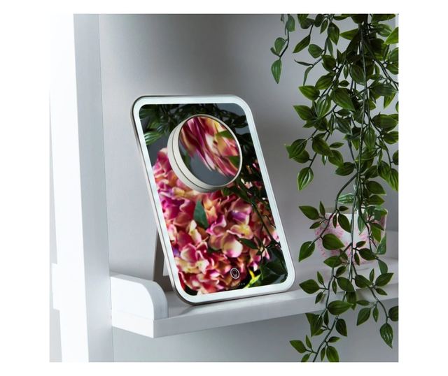 Oglinda portabila cu LED si efect de marire, Glow and Go, Stylpro